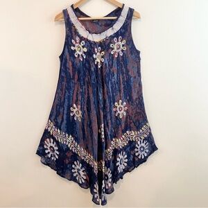 Fashion Force | Batik & Embroidered Floral Dress